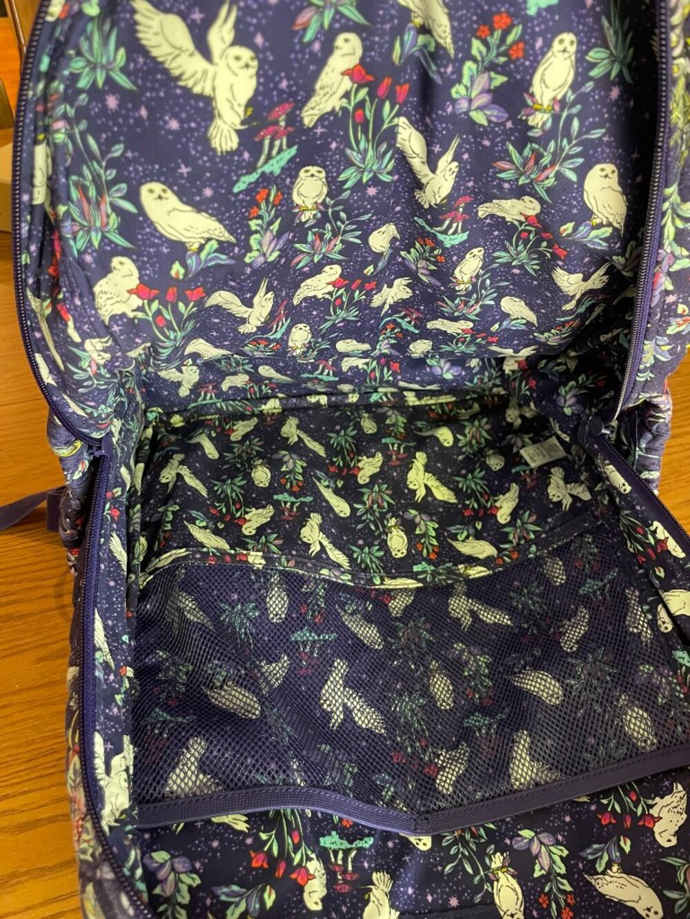 Vera Bradley Harry Potter Forbidden Forest Large Campus Backpack - Picture 6 of 8